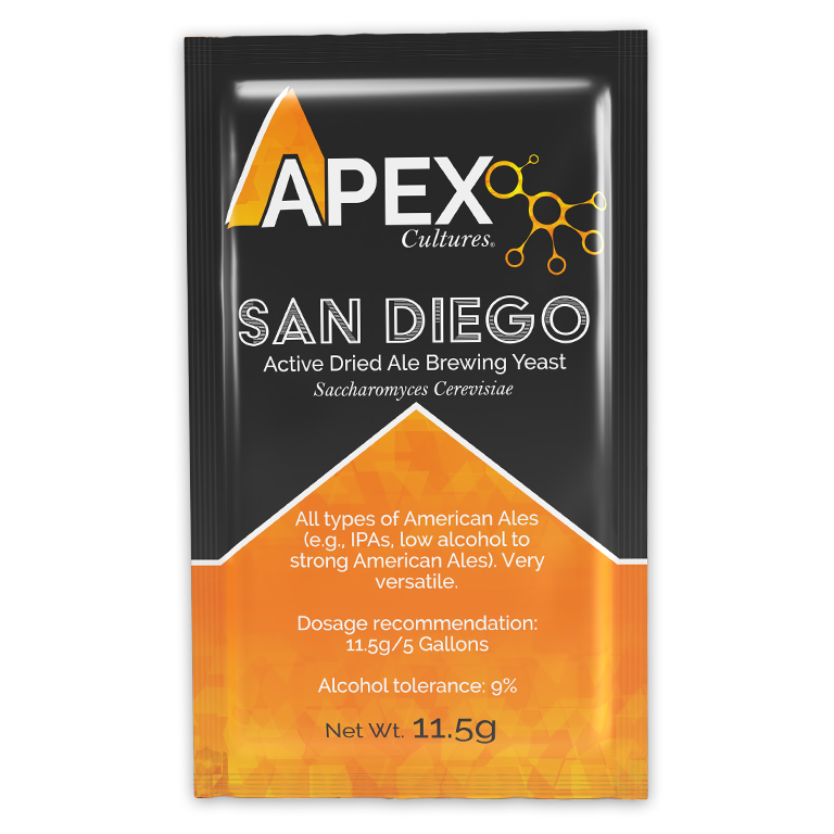 Apex San Diego Ale Yeast 11.5g