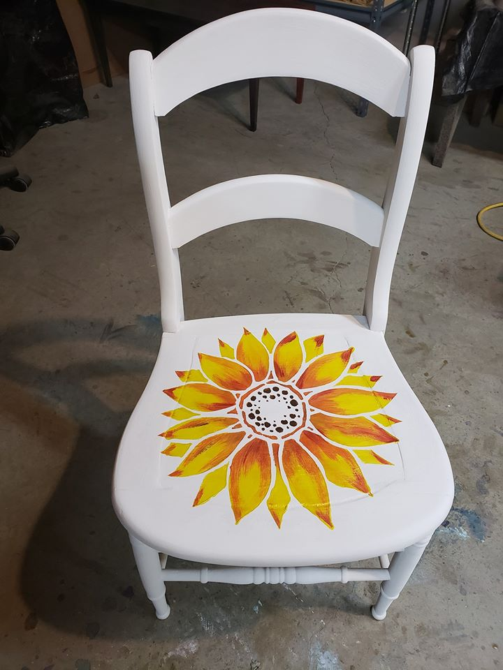 Sunflower Chair - Click Image to Close